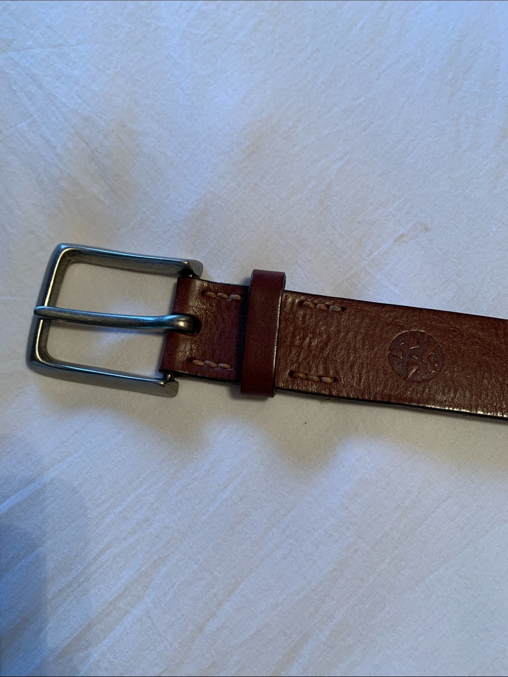 Brown 100% Leather Belt 34/35